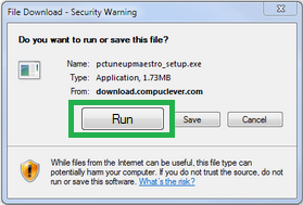 IE File Download box