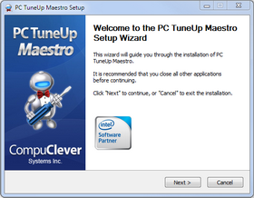 PC TuneUp Maestro install wizard
